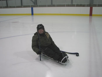 Sledge hockey picture